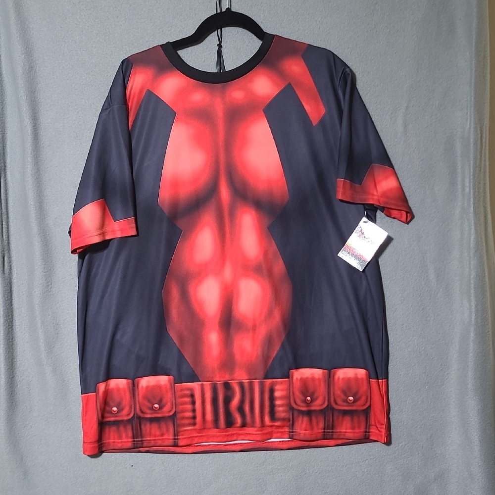 MARVEL DEADPOOL Men's Novelty Athletic Costume Shirt -‎ Size XXL NEW WITH TAGS